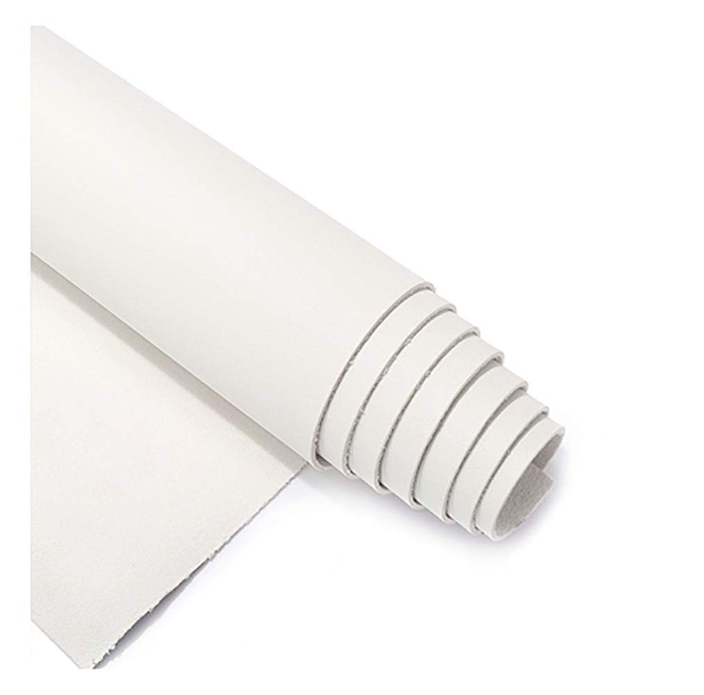 Simili cuir d'ameublement blanc en rouleau de 1.38x2m pour tapisserie et projets créatifs DIY