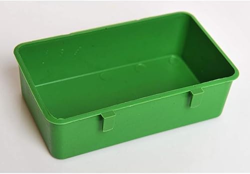 Miniatura 9 de Wontee Vasos de alimentación de semillas de pájaros, cuenco colgante de plástico para aves de corral, loro, paloma, periquito, jaula de periquitos