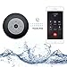 Guppy Water Resistant Bluetooth LED Shower Speaker - FM Radio TF Card Reader, 2016 Model Kid-Friendly, Built-in Control Buttons, Speakerphone, Powerful Suction Cup for Indoor/Outdoor Use (Black)