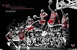LLP Michael Jordan 1988 Slam Dunk We All Fly Poster 34 in x 22 in Reprint