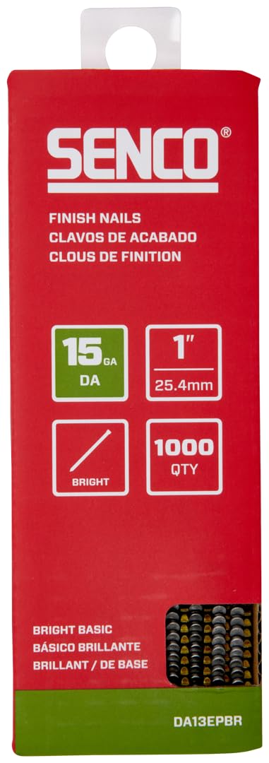 SENCO DA13EPBR clous calibre 15 finition brillante haute précision
