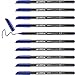 Produktbild edding 1200 Fasermaler fein - blau - 10 Stifte - Rundspitze 1 mm - Filzstift zum Zeichnen und Schreiben - für Schule, Mandala