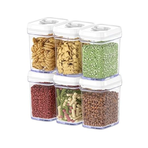 DWËLLZA Airtight Food Storage Containers - 6 Pack