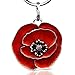 Danforth Remembrance Poppy Keychain â€“ Handcrafted Pewter Memorial Keychain â€“ 1 Â¾â€ Wide, Made In USA Red