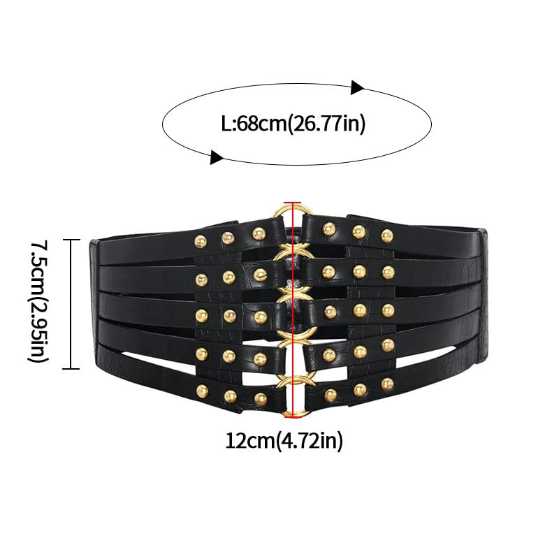 DUOXIN 2 Pack Brede Elastische Taille Riemen Voor Vrouwen, Vintage Elastische Taille Riem Tailleband Elastische Cinch Riem Voor Jurken Shirt Jas, Wit Bruin, Eén maat DUOXIN 2 Pack Brede Elastische Taille Riemen Voor Vrouwen, Vintage Elastische Taille Riem Tailleband Elastische Cinch Riem Voor Jurken Shirt Jas, Wit Bruin, Eén maat