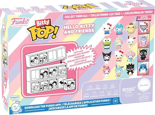 Funko Bitty POP! 4 Pack: Sanrio, Kuromi, Hello Kitty, My Melody, Mystery Mini Figure - Image 3