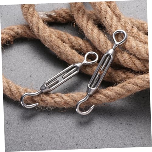 5 piezas de tensor de cable de acero inoxidable ajustable para cerca, sombra y carpa miniatura 5