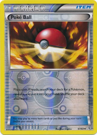 Pokemon - Poke Ball (67/83) - Generations - Reverse Holo : Amazon