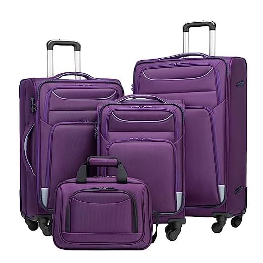 Are pegasus strict with hand luggage Coolife 4 Piece Luggage Set with TSA Locks