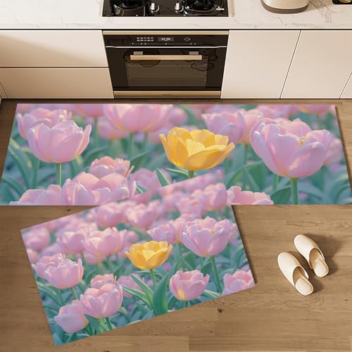 Tapis de cuisine antidérapants et lavables pour éviter les glissades lot de 2 confort