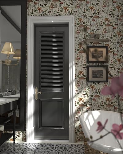 MILEPER Papel de parede de cogumelo papel de parede descascar e colar papel de parede boho 45 cm x 5