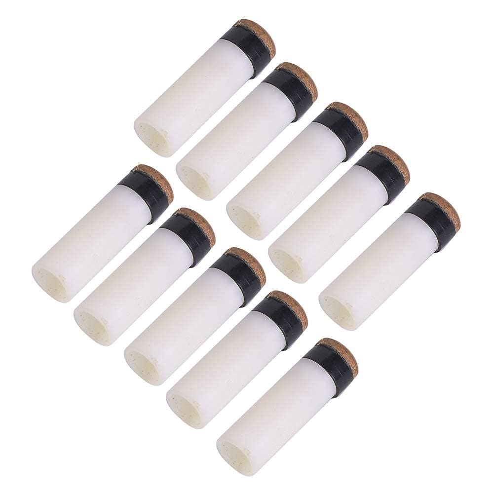 Agatige Punte per Stecche da Biliardo 10-13 mm, 10 Pezzi Ricambio a Vite