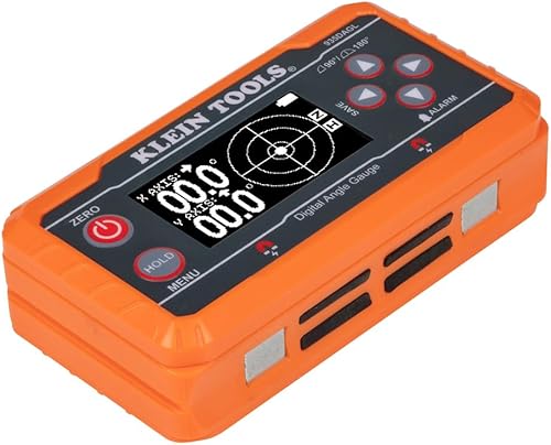 Miniatura 10 de Klein Tools 935DAGL Buscador de Ángulos de Nivel Digital con Ángulos Programables, Mide 0-90 y 0-180 Grados o Rangos de Ojo de Buey de Doble Eje