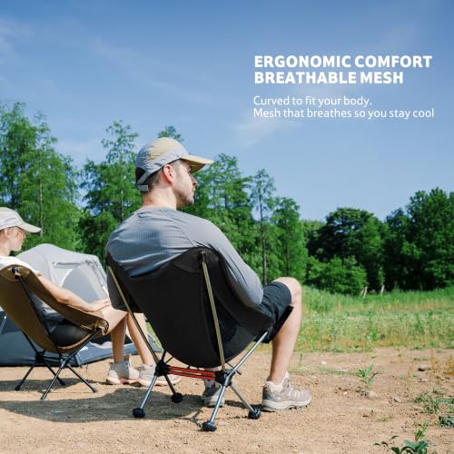 Image of Naturehike YL08 Ultralight Camping Chair - Only 2.12 LBS, Anti-Sinking Feet