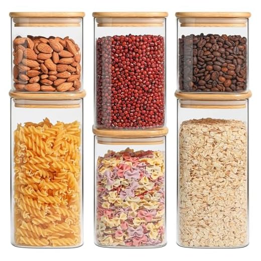 ComSaf Airtight Glass Storage Canister Set