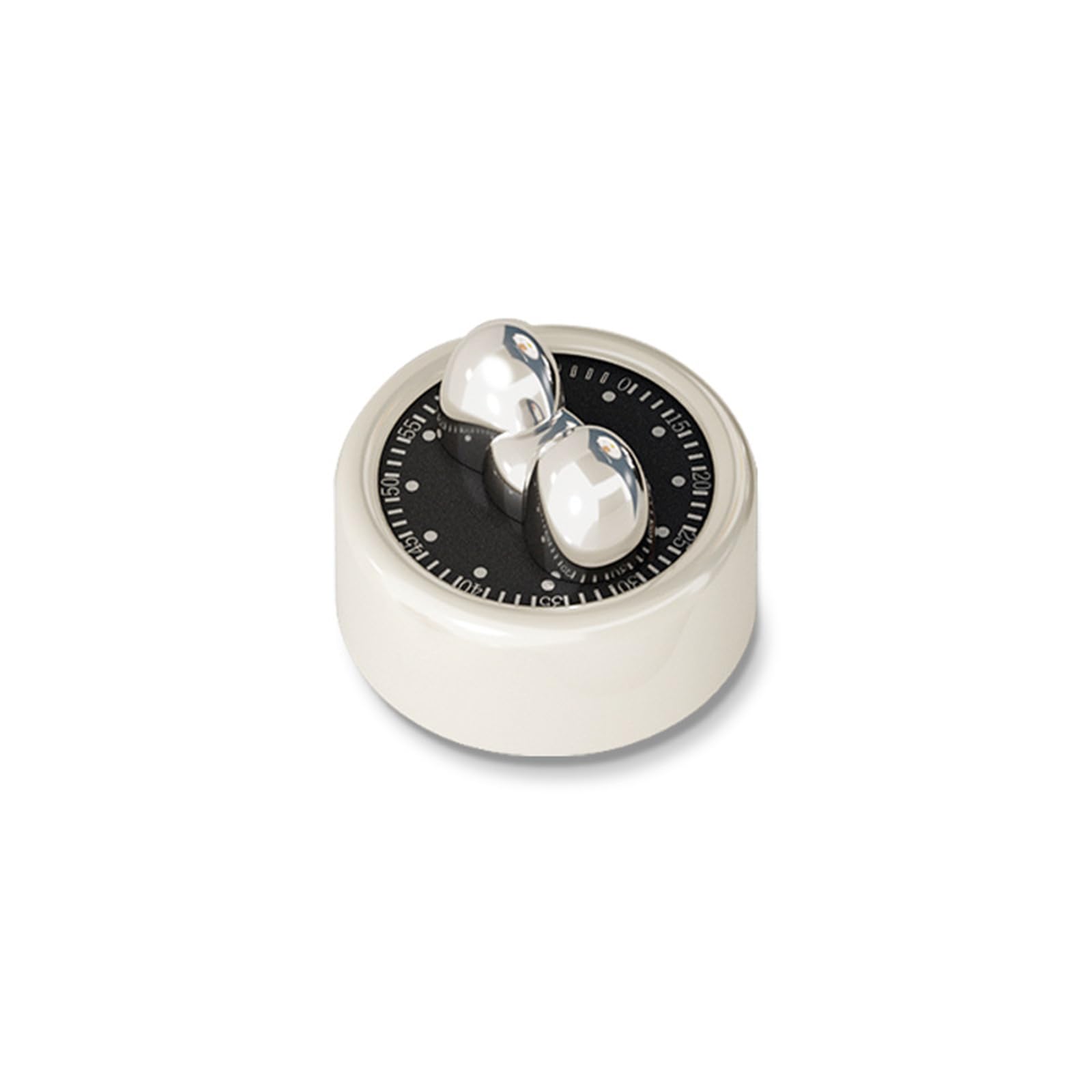Carotoe Beige Timer Mechanical Learning Timers Simple Kitchen Timer Great For Cooking Baking And Brewing