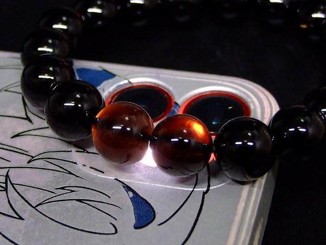 Amazon.co.jp: g3-117C 10mm 5A スターカット モリオン 黒水晶 鑑別済