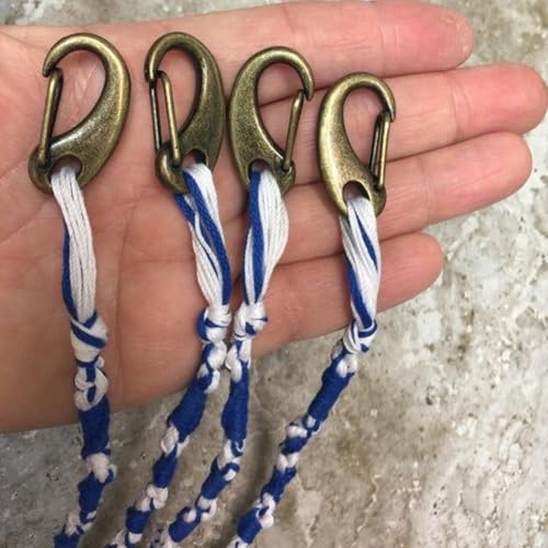 Cuerdas de Tzitzit judías con hebilla y borlas para chal de oración hebreo 5
