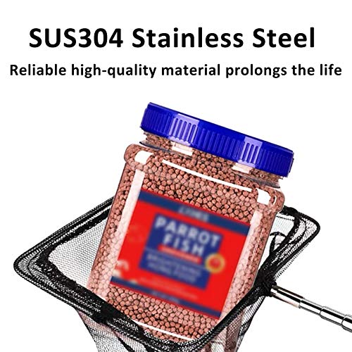 Grepol-V Fish Net for Fish Tank, 5 Inch Fine Mesh Aqurium Net with 9-24 Inch Stainless Steel Long Handle, Extendable… - Image 5