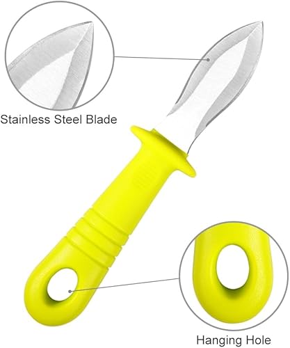Miniatura 3 de Amytalk Herramienta de abridor de ostra y cuchillo de desnudo de mariscos