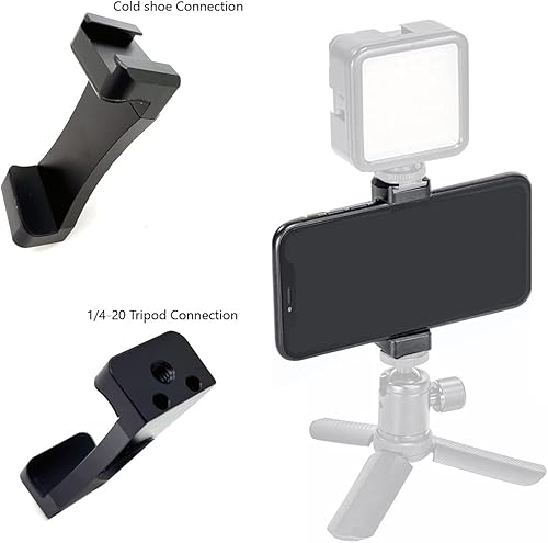 Miniatura 5 de LycoGear Soporte magnético resistente de aluminio para teléfono inteligente con correa de seguridad para teléfonos inteligentes. * Lo mejor para