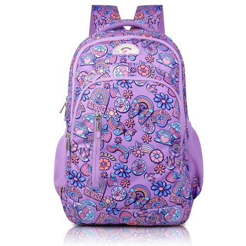 Image of BEAUTY GIRLS BY HOTSHOT |SCHOOL BAG|TUTION BAG|COLLEGE BACKPACK|FOR GIRLS & WOMEN|18 INCH|32 L WATER RESISTANT |SCHOOL BAG FOR GIRLS