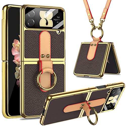 Coque Galaxy Z Flip 4 Protection Caméra et Anneau Support Miimall