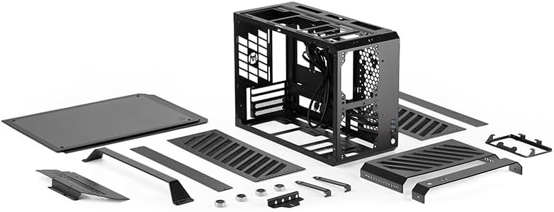 Internal view showing RAM cooling fan bracket