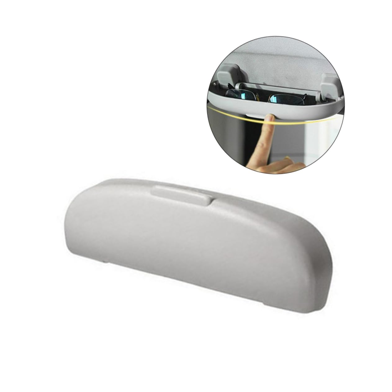 GLEAVI Vitrines 3 Pièces Porte-verre porte-lunettes de soleil support de voiture support de lunettes de soleil de voiture réaménager étui à lunettes