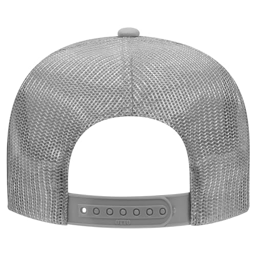 Image of OTTO Polyester Foam Front 5 Panel High Crown Mesh Back Trucker Hats in 97, Bulk, Wholesale