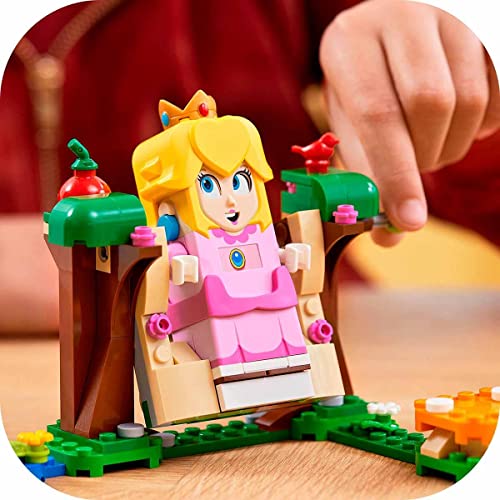Super Mario Starter Pack Avventure di Peach, Gioco per Bambini, Bambine, Ragazzi e Ragazze, Set da Costruire con Personaggio Interattivo della Principessa, Toad Giallo e Lemmy, Idea Regalo 71403 - Lego - Immagine 1