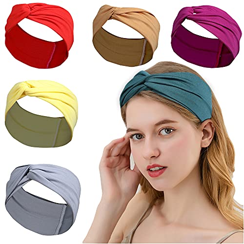 Photo 1 of Gierllorda Headbands for Women Wide Twisted Turban Headwraps