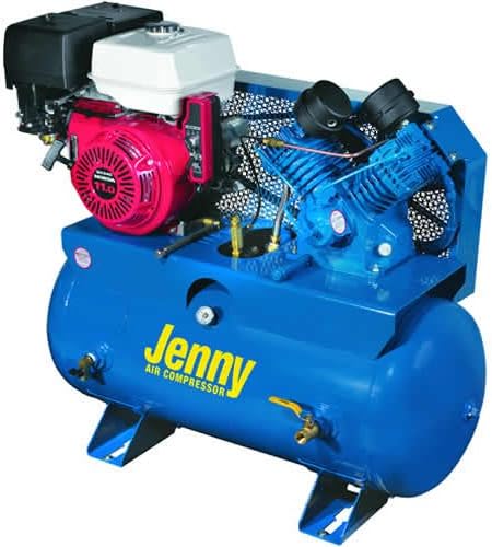 30 Gallon 11 HP Gas Single Stage Service Vehicle Stationary Air Compressor Air Line Filter - Metal Bowl - 3/8 NPT: No, Lubricator - Bowl Type - 3/8 NPT: No