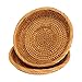 Xzhen Rattan Woven Kosz przechowywania, Bread Basket Wyświetlacz koszyk Cukierki Cukierki Taca, Dla Kluczy, Portfel