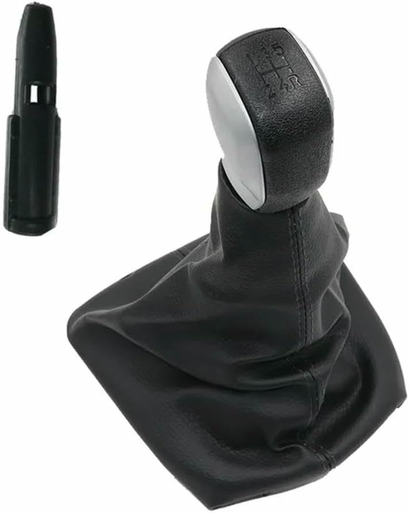 GZNBB Car Manual Gear Shift Knob Boot Cover Gaiter Lever Shifter Handle Stick, for Peugeot 307 2001-2008
