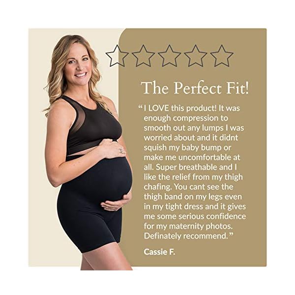 Belevation Frauen Schwangerschafts-Shapewear Mitte Oberschenkel Pettipant – Bild 8