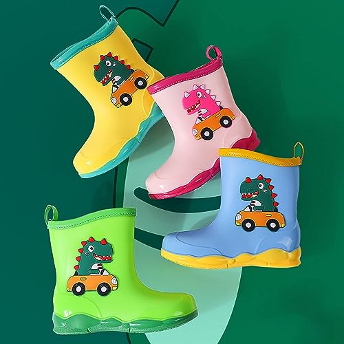 Kids Cartoon Dinosaur Printed Rain Shoes Shoes Outdoor Slip Boots Non Slip Rain PVC Children's Shoes Infant Rain3