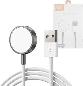 Carregador Magnético por Indução para Smartwatch | Portátil USB Compatível com Relógio Inteligente