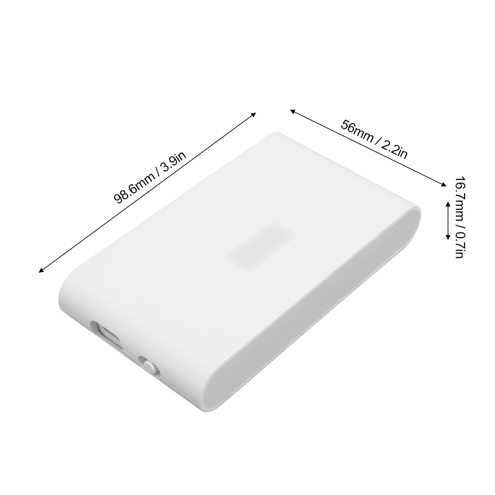 Fafeicy Luz Nocturna Magnética, Sensor de Movimiento e Iluminación de Doble Cara, Luz Nocturna Inalámbrica, Luz Cálida de 2700 K para Dormitorios, Escaleras y Pasillos