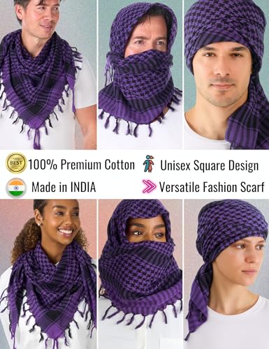 Image of Desert Shemagh Scarf - Stylish & Versatile Fashion Scarf for Men & Women