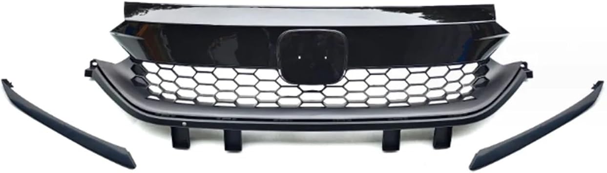 Front Racing Grille Compatible with Honda City RS 2020 2021 2022 2023 Bumper Hood Upper Lower Mesh Grill Car Accessories Car StylingModel A