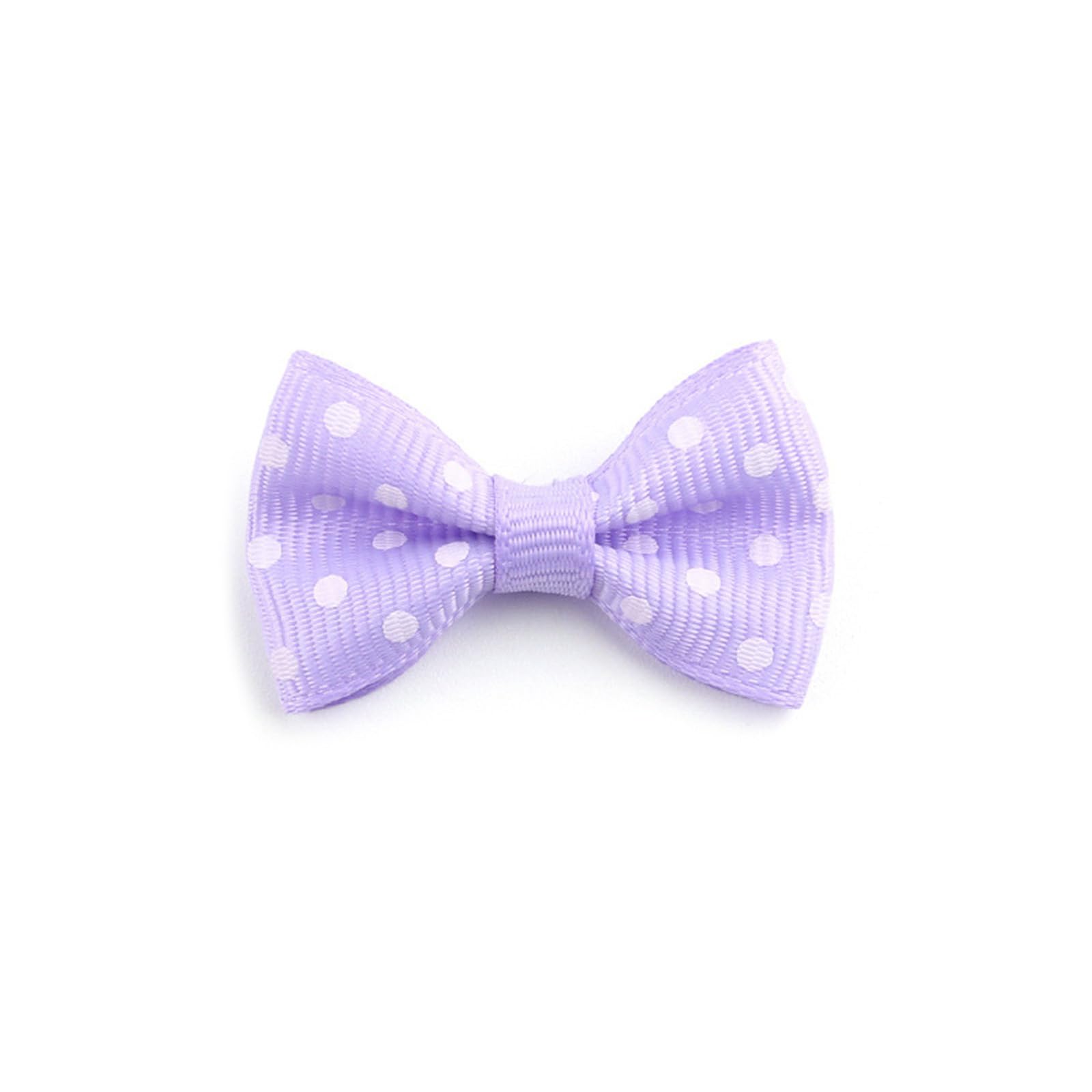 Buxuaaaa 500Pcs Colorful Dot Bowknot for Making Hair Pin Hair Bow, Grosgrain Ribbon Bow Embellishments for Wrap Making
