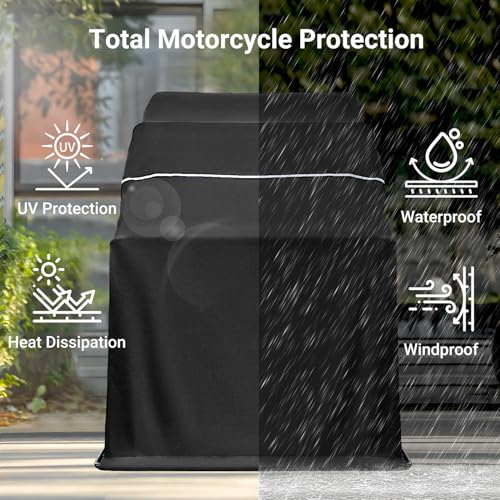 IRILIA Motorcycle Storage Shelter Shed