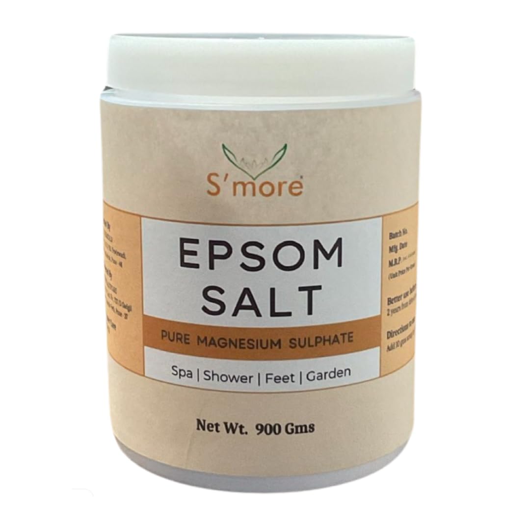 S'More Epsom Salt | Pure Magnesium Sulphate | 900 Gms | For Bath, Spa, Feet, Gardening-picture-23