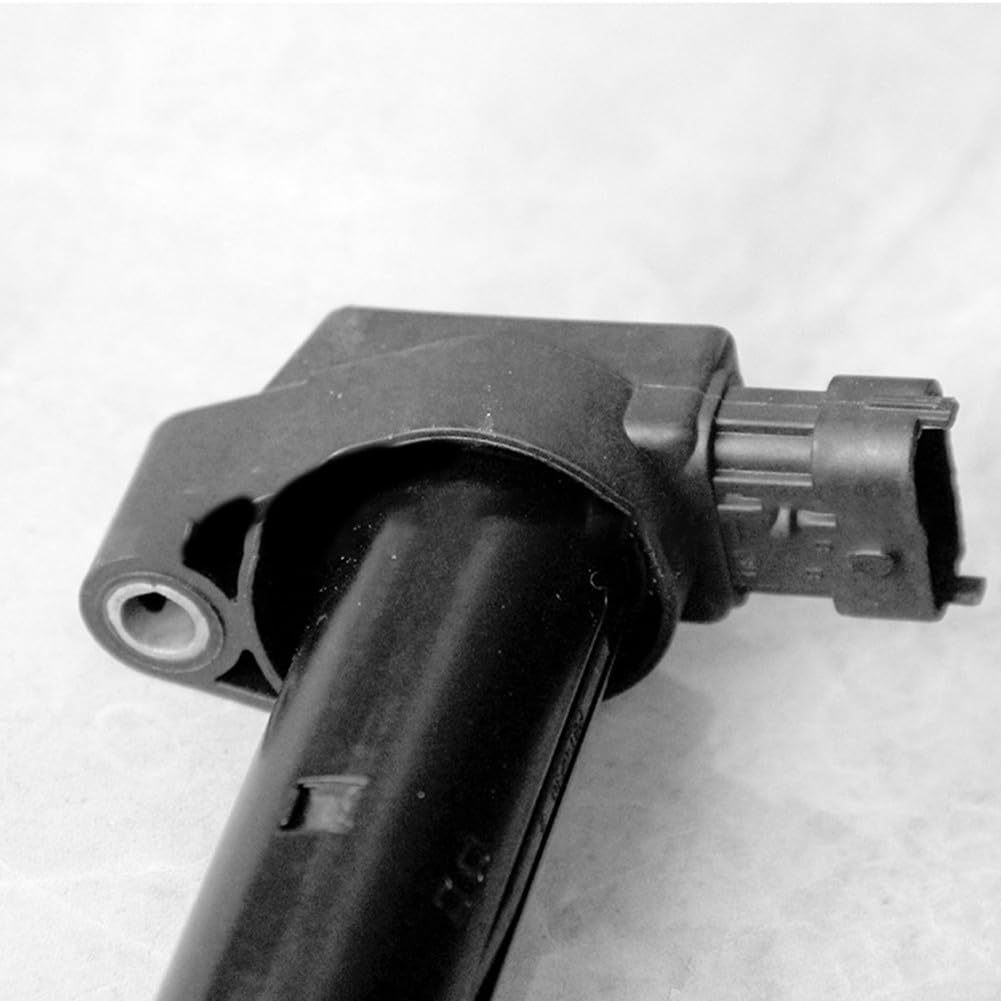 Bobina di accensione di ricambio per Citroën C3, DS3, 108, 2008, 208, 301, 308 (OEM 9671214580), costruzione ABS, montaggio diretto, nero