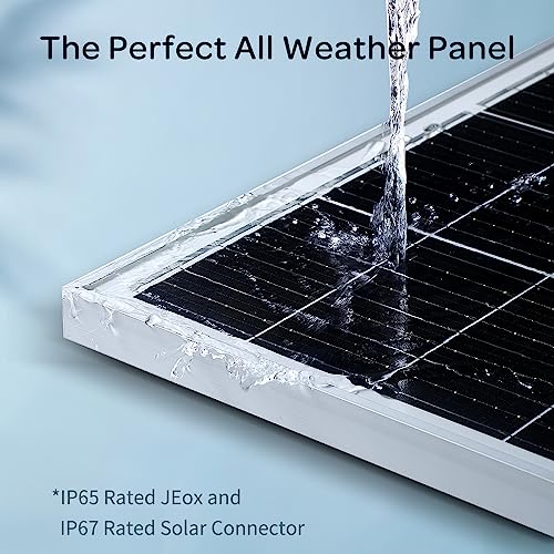 Panana 100W Solar Panel 18V Monocrystalline Module PV Power for Motorhome RV Boat Shed Caravan Camping Travel - Image 4