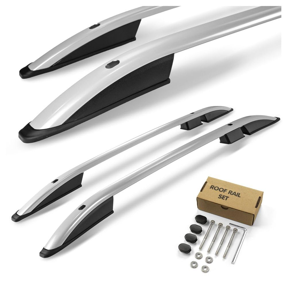CHROMEMASTER | Les Barres de Toit Compatible avec VW Amarok 2010-2020; Rails de Toit Conçus pour Le Montage de Barres de Toit, de Coffres de Toit, de Porte-vélos | Aluminium Durable