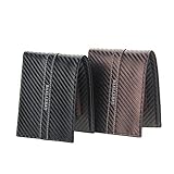 Fabriqué en cuir synthétique de haute qualité, ce portefeuille combine durabilité et élégance, offrant une sensation de qualité supérieure sans le poids.
