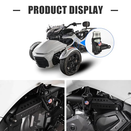 Portavasos Universal Ajustable para Can-Am Spyder F3 Izquierdo miniatura 6