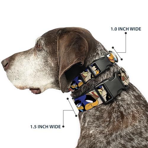 Collar Buckle-Down ajustable de Coyote resistente a tirones para perros 3